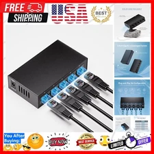 5-Port Gigabit Ethernet Switch, Unmanaged Home Network Switch Hub, Ethernet S...