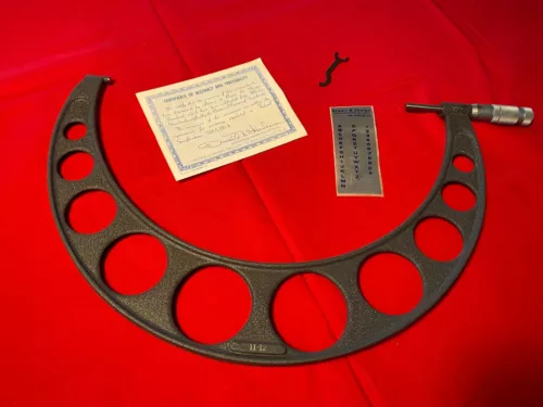 Brown & Sharpe 599-120-6 11-12" Slant Line Micrometer IN STOCK