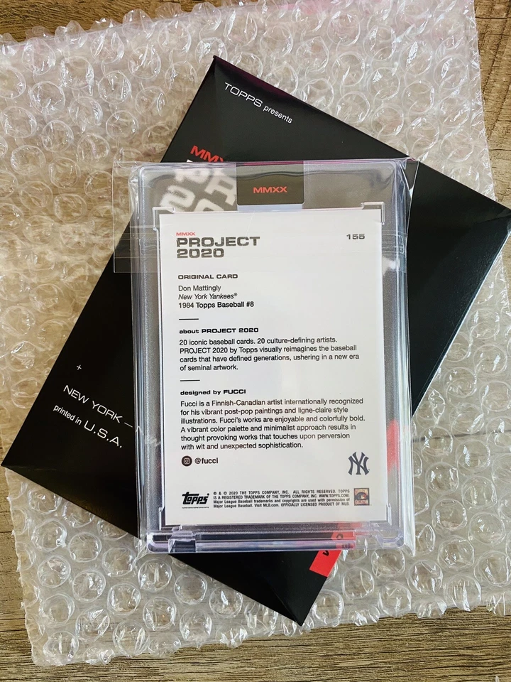 Topps Project 2020 Don Mattingly Card #155 by Fucci - Yankees IN HAND! - Image 2 of 2