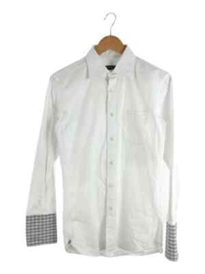 BURBERRY BLACK LABEL Long Sleeve Shirt 38 Cotton WHT | eBay