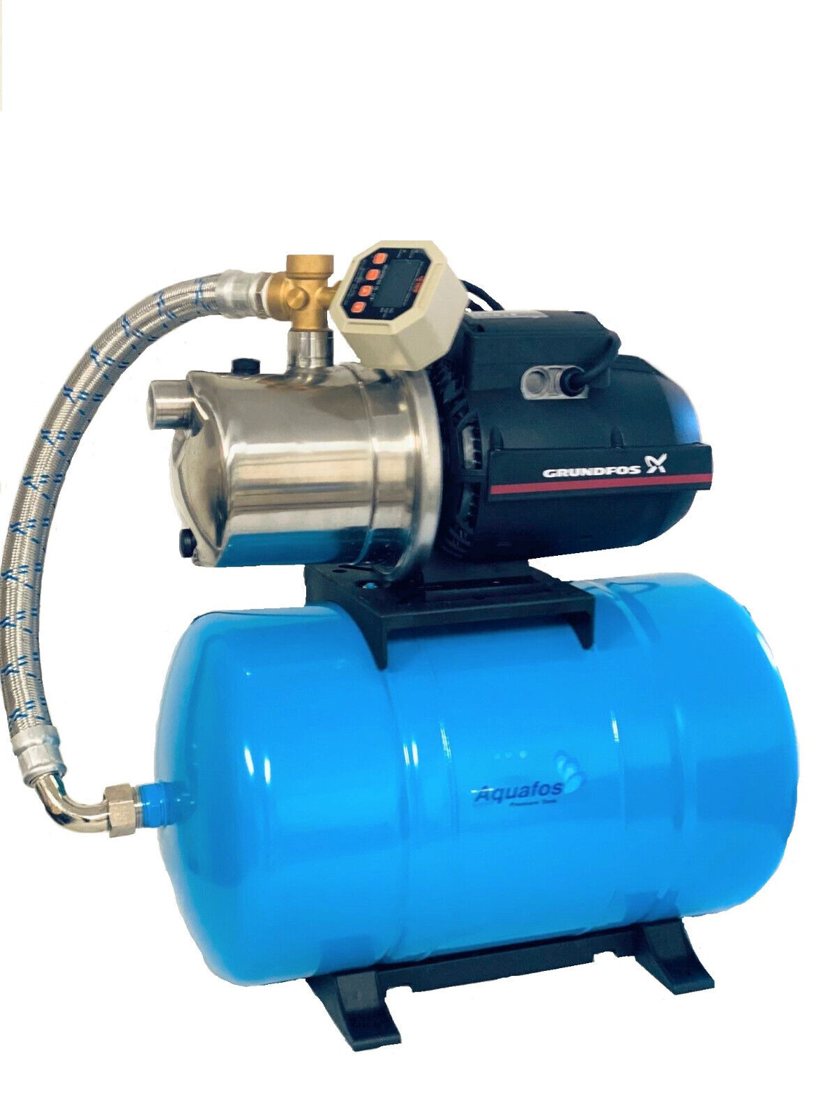 Hauswasserwerk Grundfos Pumpe JP 5-48 5000lh 38L Druckbehälter Trockenlaufschut