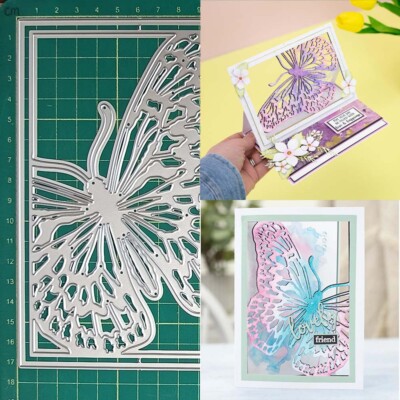 Metal Cutting Dies Die Butterfly Frame Scrapbooking Paper Craft Punch ...