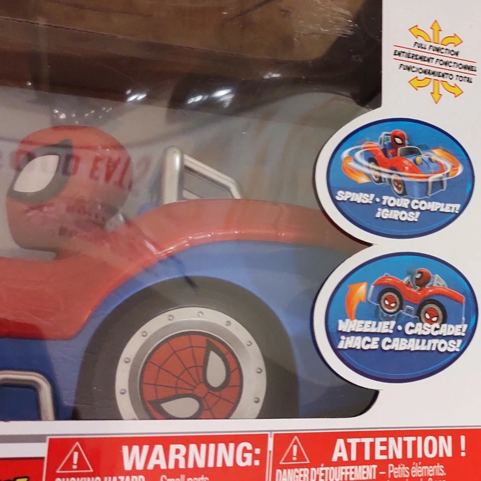 Remote Control Marvel Super Hero Adventures Spiderman Buggy Car RC  - Image 2 of 4