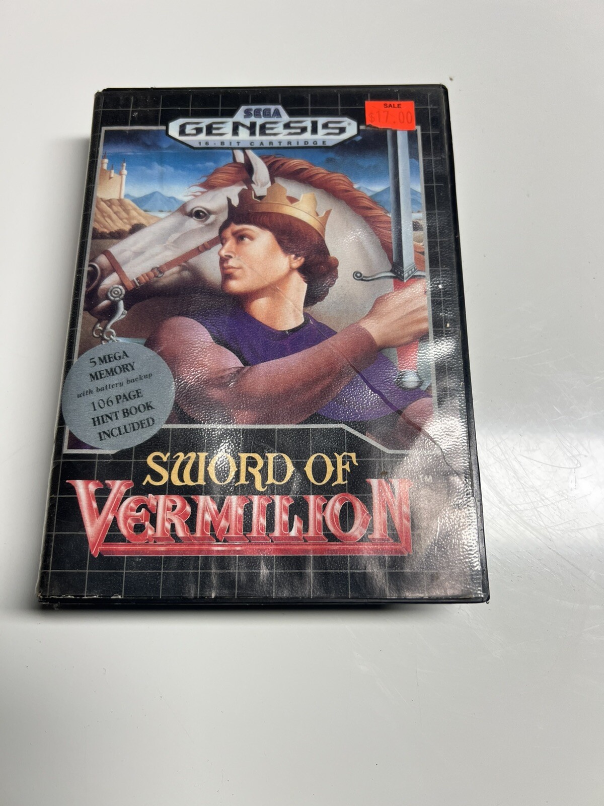 Sword of Vermilion Game With Instruction manual (Sega Genesis, 1990), ***READ