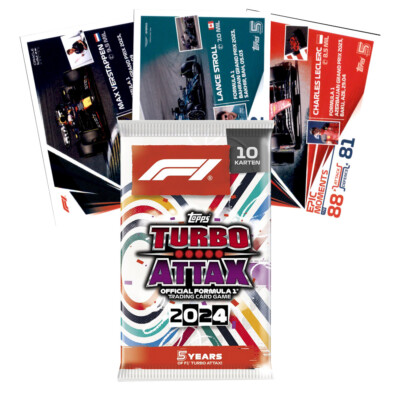 Turbo Attax 2024 Formel 1 Trading Card Sammelkarten 118-266 aussuchen to choose