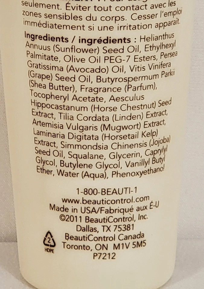 BeautiControl Body Spa Warming Massage Oil-Slightly Used-5 Ounces - Image 3 of 4