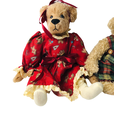 Cottage Collectibles テディベア　男女ペア 2 Ganz Cottage Collectibles Teddy Bears 10