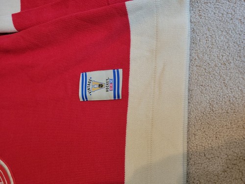 MAILLOT RETOUR SIGNÉ HOF BILL GADSBY DETROIT AILES ROUGES 100 % GARANTI... - Photo 7/9