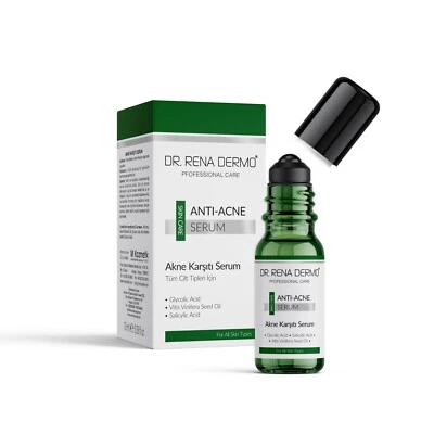 DR. RENA DERMO Akne Serum Aknebehandlung Pickelbehandlung Pickelserum Aknepflege Hochwirksam
