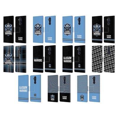 OFFICIAL GLASGOW WARRIORS LOGO LEATHER BOOK WALLET CASE COVER FOR NOKIA PHONES