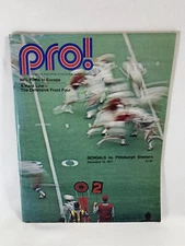 Pro! The Official Magazine of the NFL Dec 1971 Issue - Bengals Steelers edition