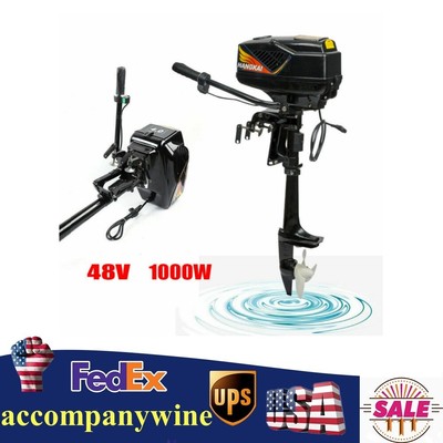 HANGKAI Brushless Electric Boat Outboard Motor Thrust Long Shaft Engine