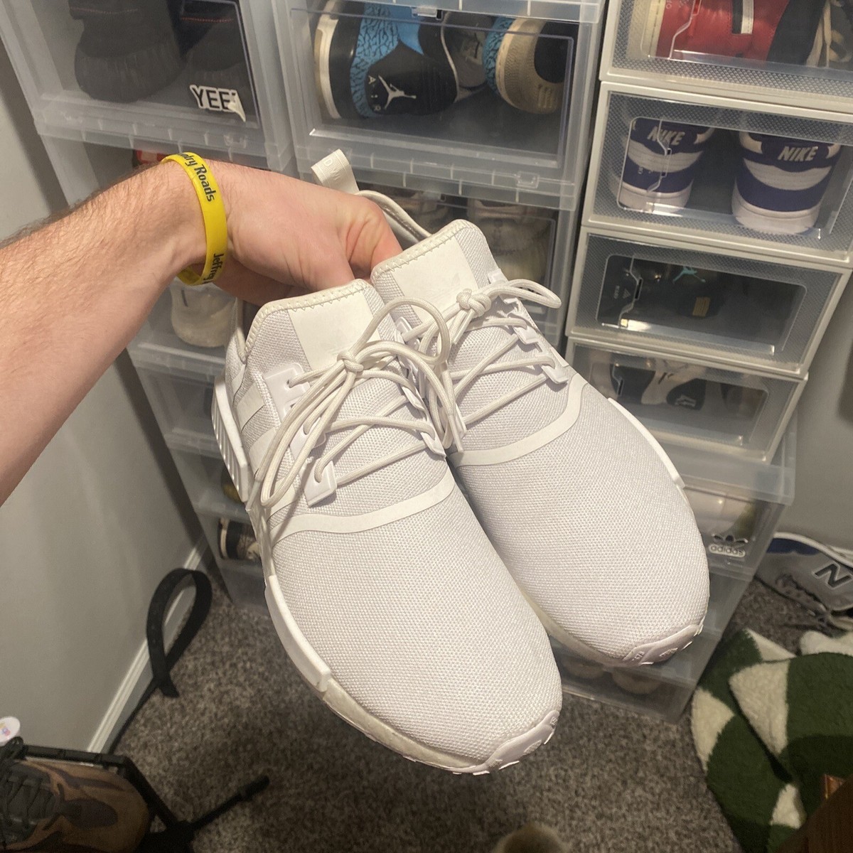 Size 13 - adidas NMD R1 Triple White - FY9384 194813425058| eBay Size 13 - adidas NMD R1 Triple White - FY9384 194813425058| eBay