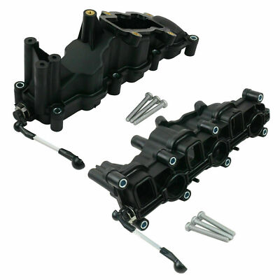 2Stk Ansaugbrücke Saugrohr 059129711AL Für Audi A4 A6 Q7 Touareg VW 2.7 3.0 TDI