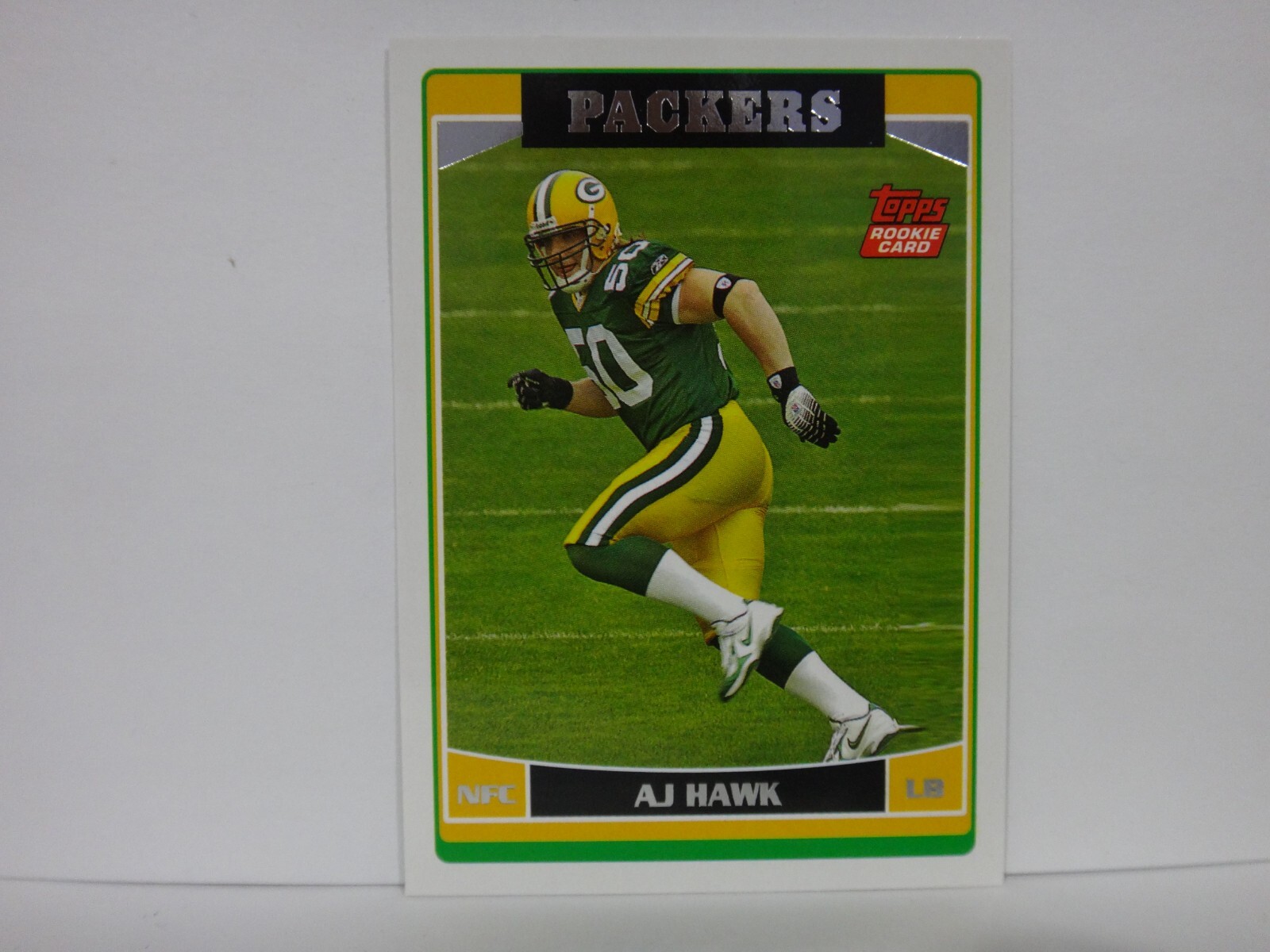 2006 Topps AJ Hawk #360 Rookie RC