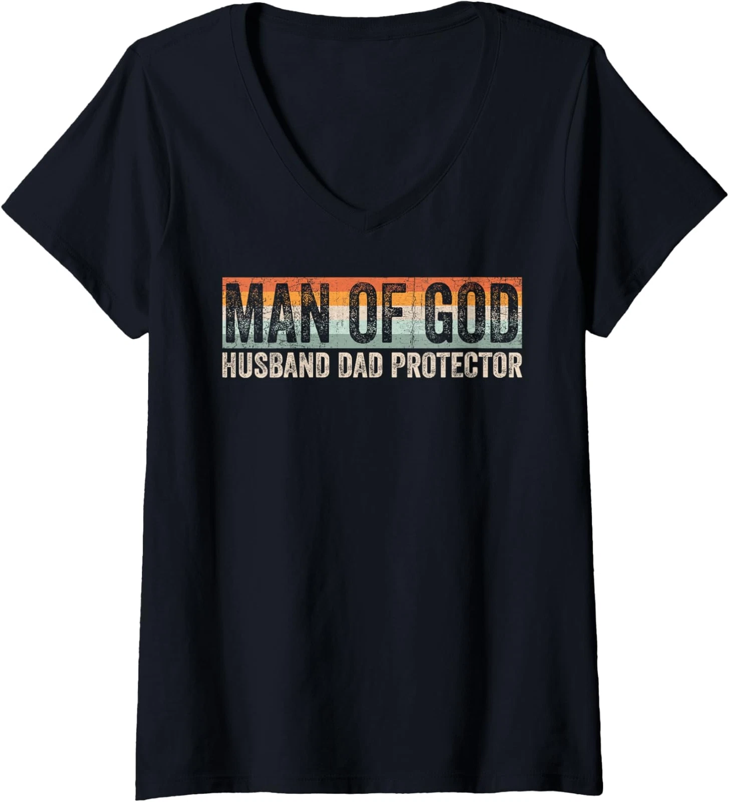 Christian Dad Protector Funny Tee for Men