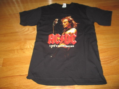 AC/DC Live at Donington Castle (SM) T-Shirt ANGUS YOUNG | eBay