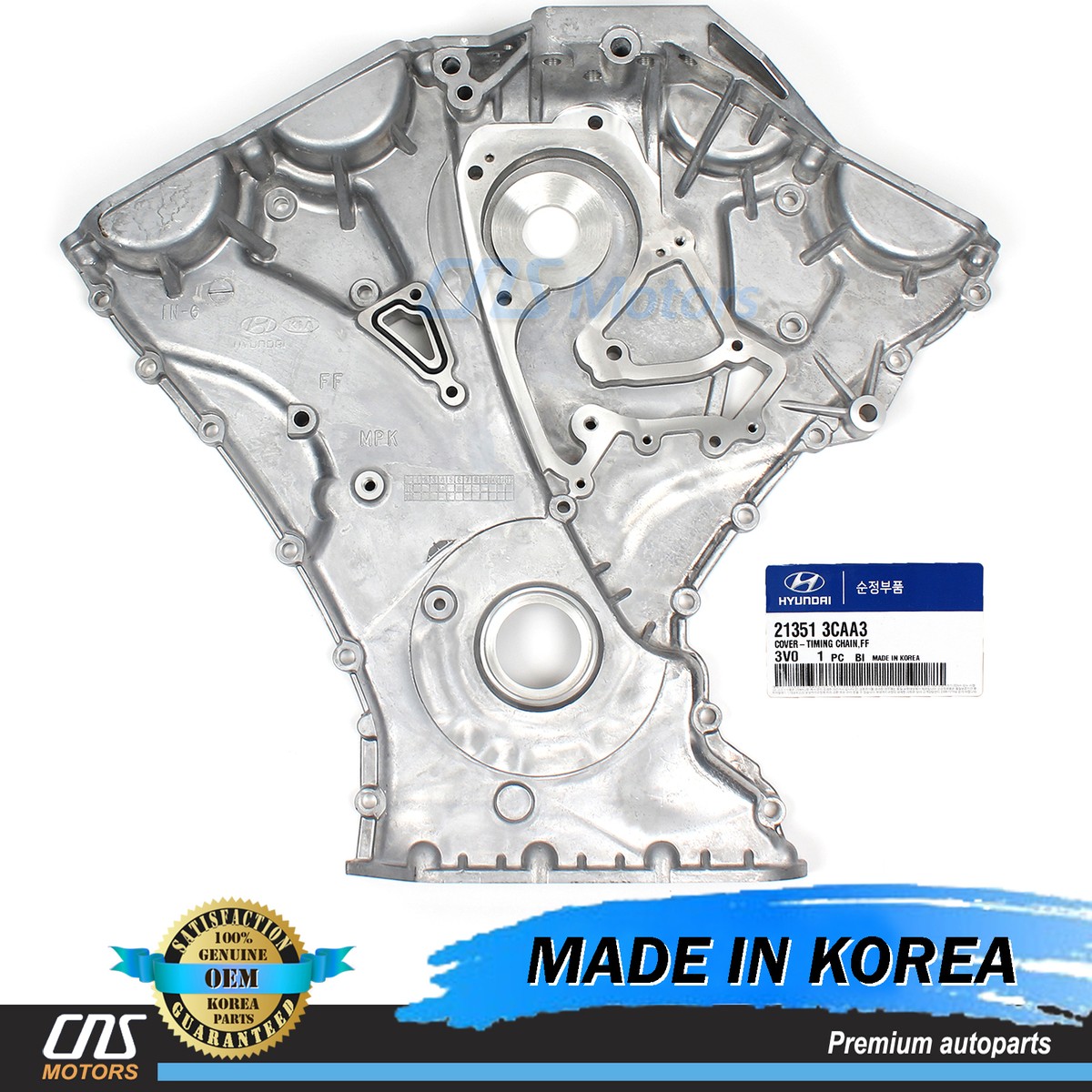 時雨 ⭐GENUINE⭐ Timing Chain Cover for 2010-2019 Azera Santa Fe 3.3L