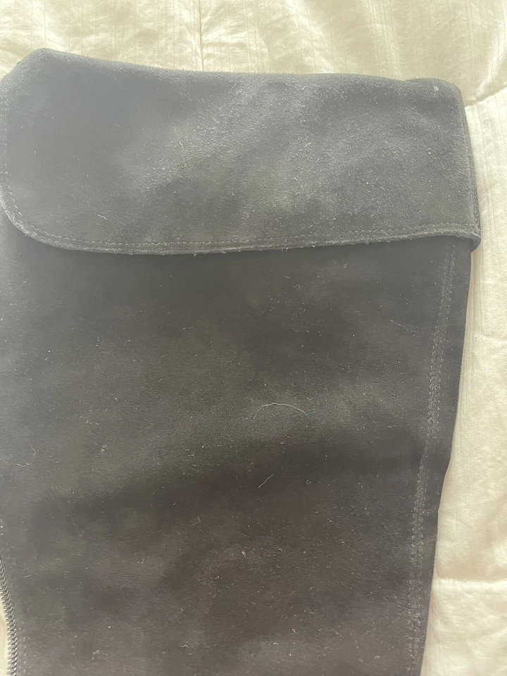 Botas de cuña de gamuza negras Nine West talla 10 1/2 Foto 3 de 4