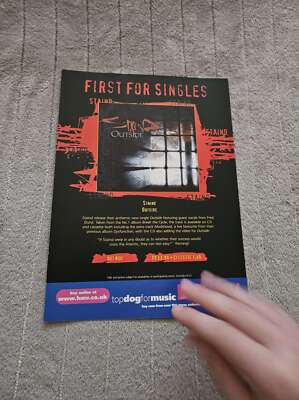FPOT134 MAGAZINE ADVERT 11X8'' STAIND : OUTSIDE.