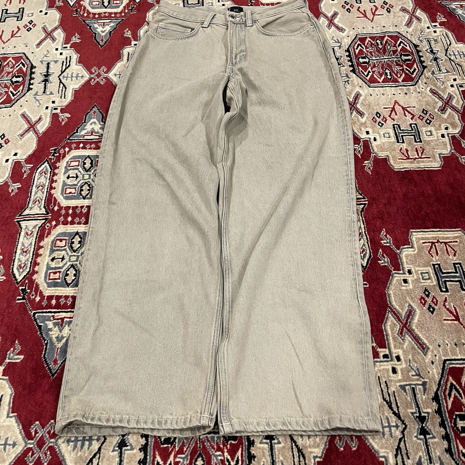 Light Grey Baggy jeans - image 1