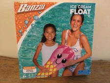 INFLATABLE ICE CREAM POOL FLOAT 45”x 22.75” - NEW IN BOX