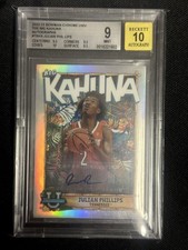 2023 Topps Bowman Julian Phillips Auto Big Kahuna Numbered 37/150 RC Beckett 10
