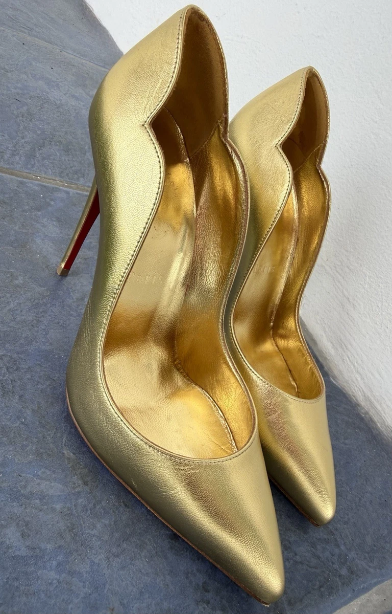 Christian Louboutin ゴールド　ルブタン 36 リペア済 Christian Louboutin Gold Heels for Women for sale - eBay