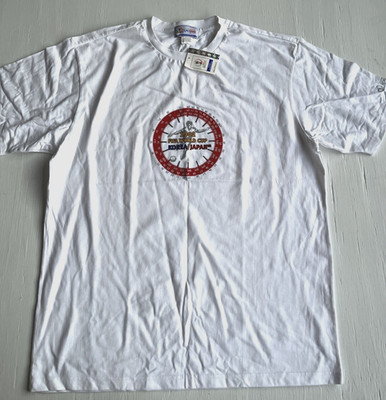Vintage FIFA World Cup 2002 Korea Japan Soccer T Shirt White Y2K Men Large NWT
