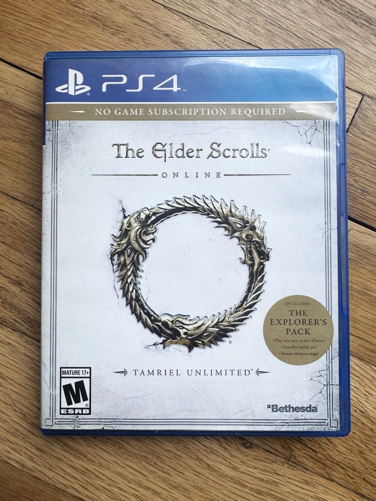 The Elder Scrolls Online: Tamriel Unlimited (PlayStation 4, 2015) CIB. Tested