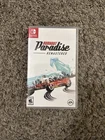 Burnout Paradise Remastered Nintendo Switch Game and Case