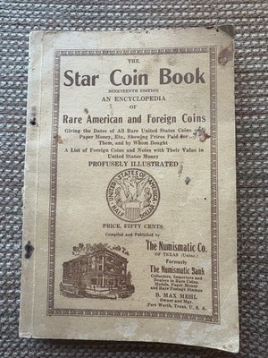 Star Coin Book Rare American And Foreign Coins Max Mehl
