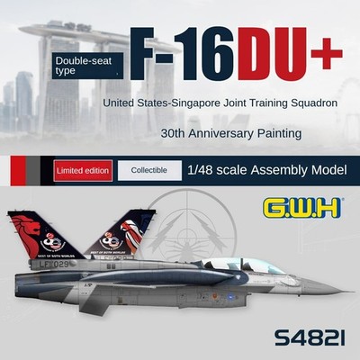 Great Wall S4821 1/48 F-16DU+ Rsaf Usaf 30th Partnership 2023 Limited Model Kit