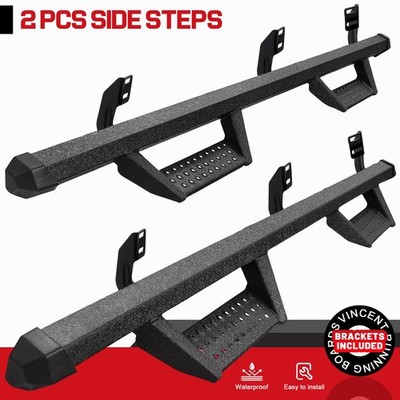Fit 2005-2026 Nissan Frontier Crew 4'' Running Board Side Step Drop Nerf Bar BCKA