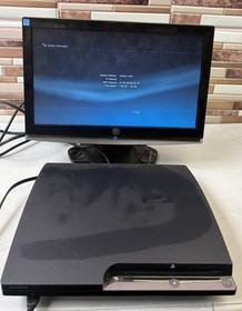 Sony Playstation 3 PS3 Slim Console CECH-3001A 160GB w/Game, Controller & Cords