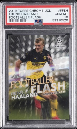 Erling Haaland #FF-EH 2019 Topps Chrome UEFA Champions League Footballer Flash card