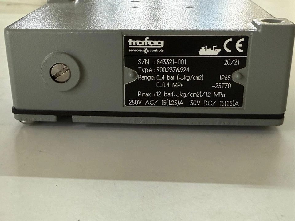 TRAFAG 900.2376.924 PRESSURE SWITCH (0...4BAR) - Image 3 of 4