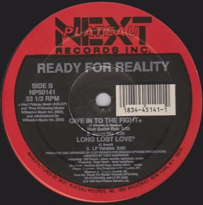 Ready For Reality - Give In To The Fight (12'')