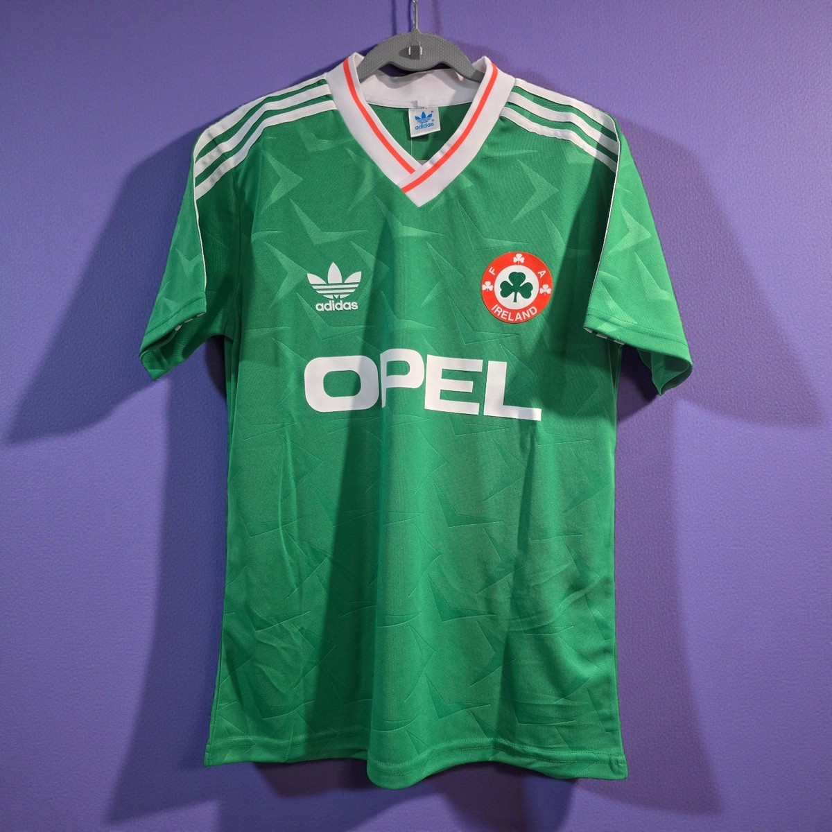 90s アイルランド代表　ユニフォーム　ヴィンテージ　サッカー IRELAND JERSEY 1990 HOME- RETRO - GREEN - Medium (Run Small) | eBay
