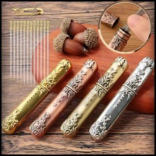 Antique, Vintage  Retro Sewing Needle Cases with 12 pcs Self-Threading Needles