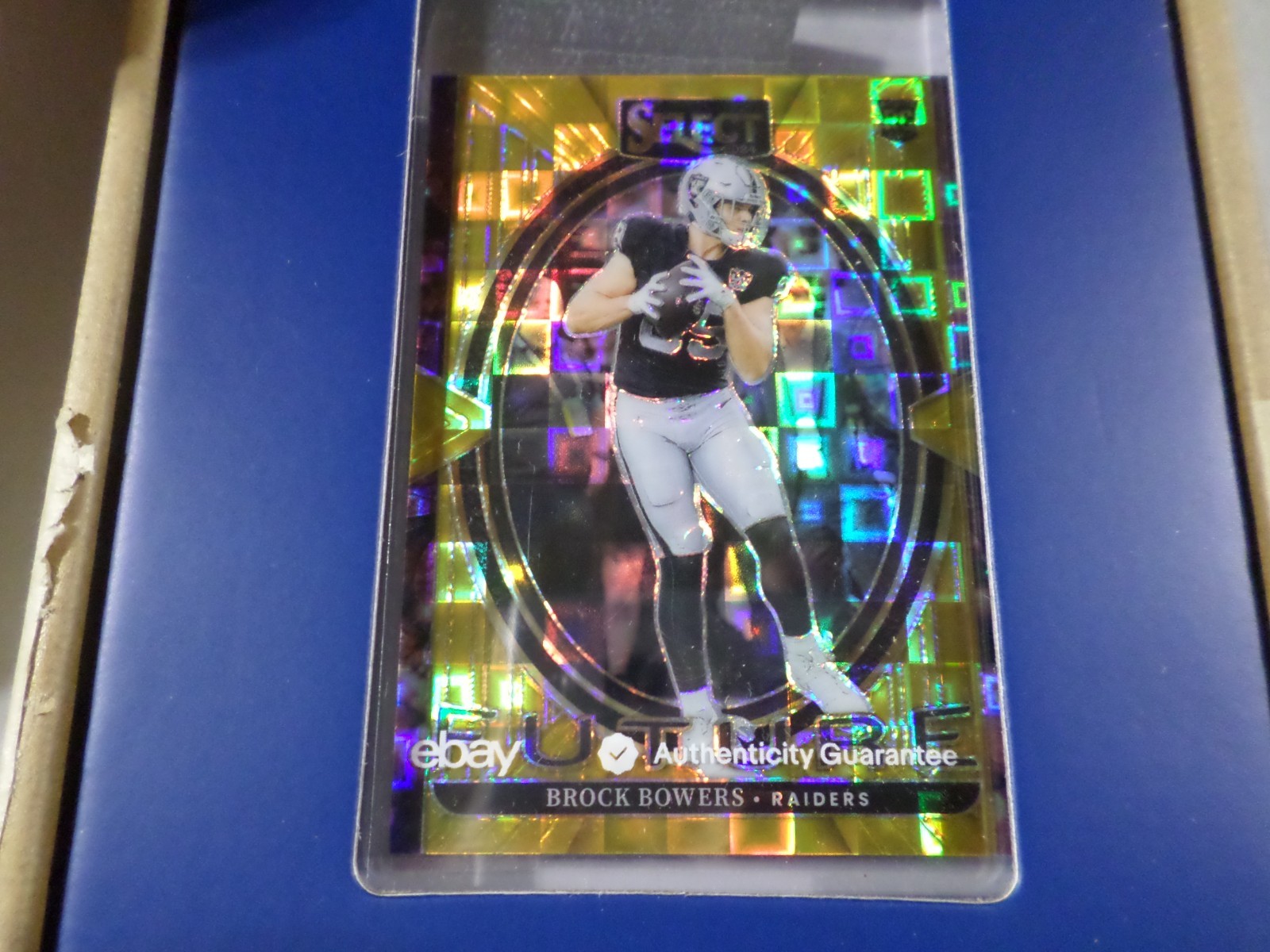 BROCK BOWERS Rookie 2024 Select Certified Gold Pandora Prizm SSP /10 RC