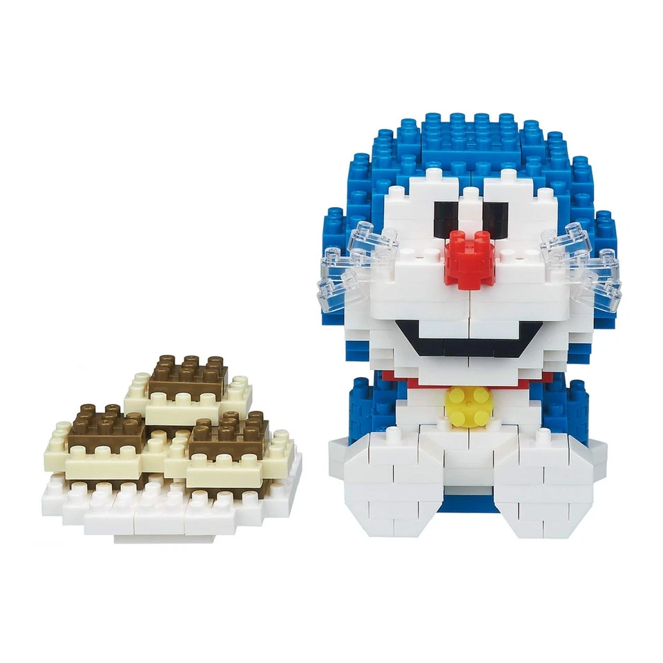 Kawada Nanoblock "I'm Doraemon" Doraemon (Doraemon Sitting Pose Version) - Image 3 of 3