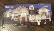 Ustellar 2-Pack 55W LED Security Lights with Remote Control