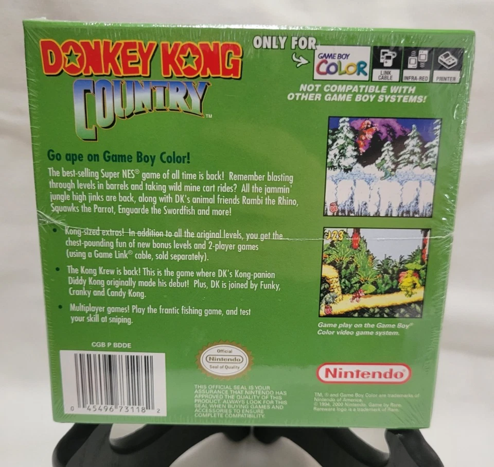 Donkey Kong Country - Game Boy Color - Factory Sealed - Very Good Condition - Image 2 of 4