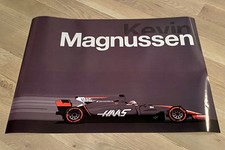 Haas F1 Poster - Magnussen & Grosjean - 18”x24”