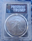 2025 American Silver Eagle PCGS MS69 TRUMP label silver coin .999 fine silver