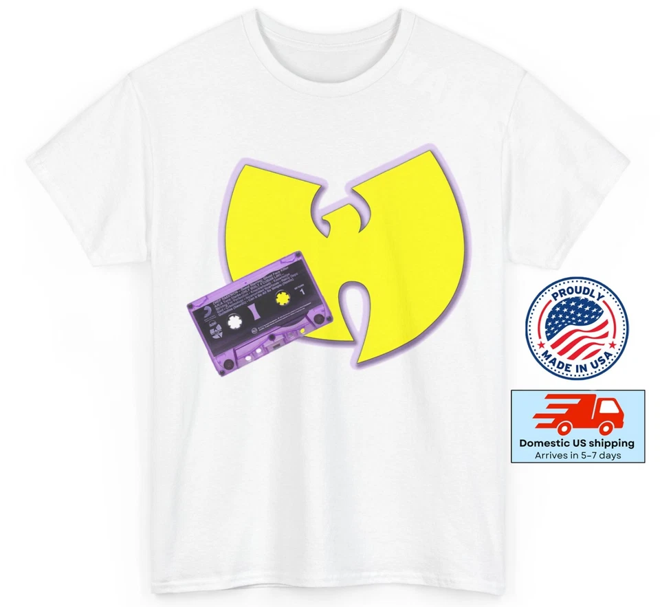 Camiseta Wu-Tang The Purple Tape Vintage Fan Art Rap Hip Hop S-5XL Hombres Unisex Foto 2 de 4