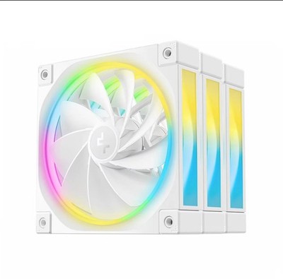 DeepCool FL12R 3 IN 1 White 120mm Unique Addressable RGB Reverse Fan