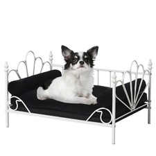 Pet Sofa Bed, Cat Bed,Dog Bed,Cat Couch,Pet Couch,Metal Frame and Detached Ve...