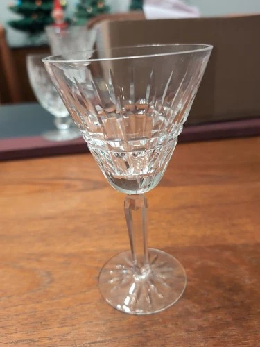 Vintage Waterford Irish Crystal GLENMORE Claret Goblet 6.5" Tall Pristine